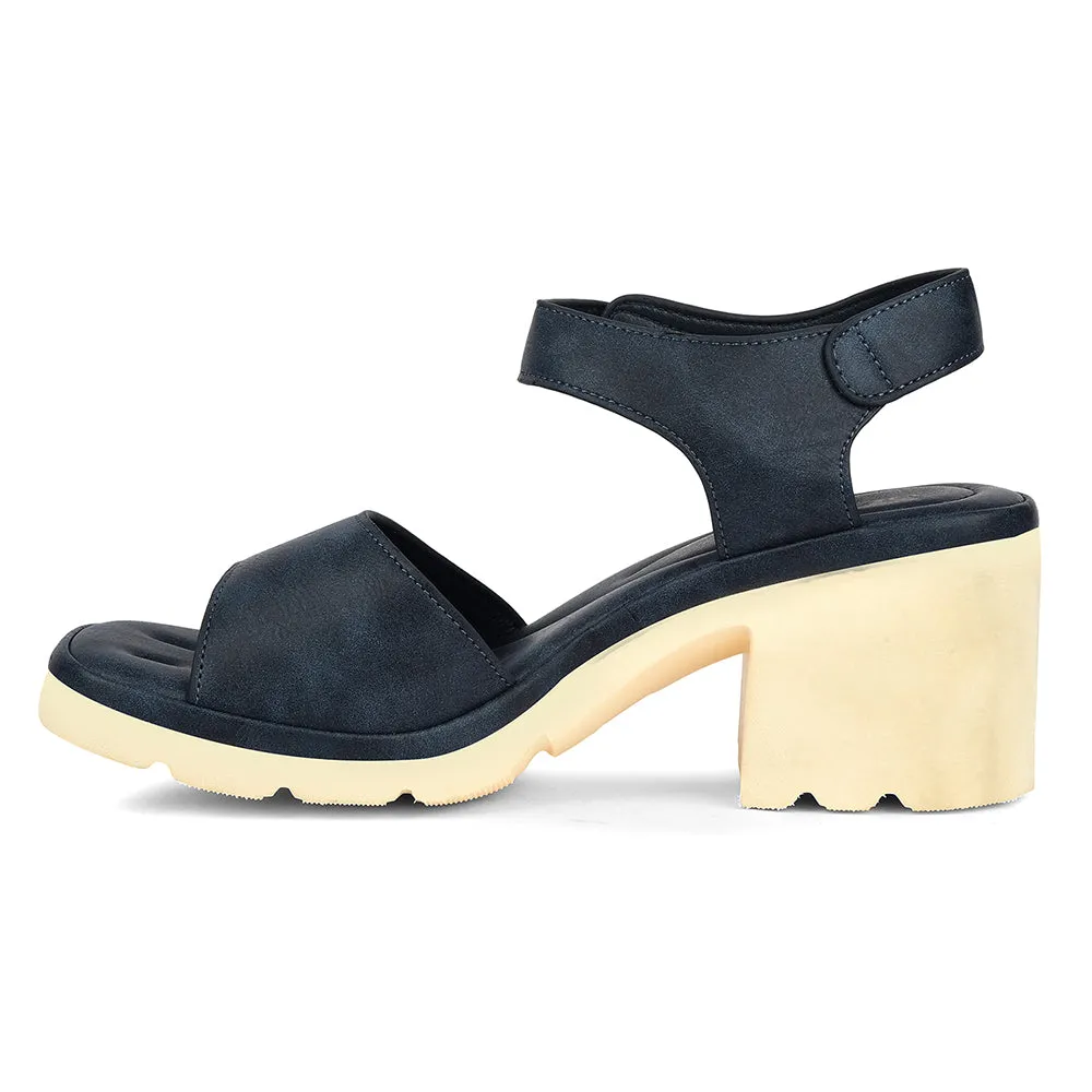 Yoga Foam Sandals Healers Blue Casual Block Heel Sandal For Women ZQ-DM-17 By Liberty