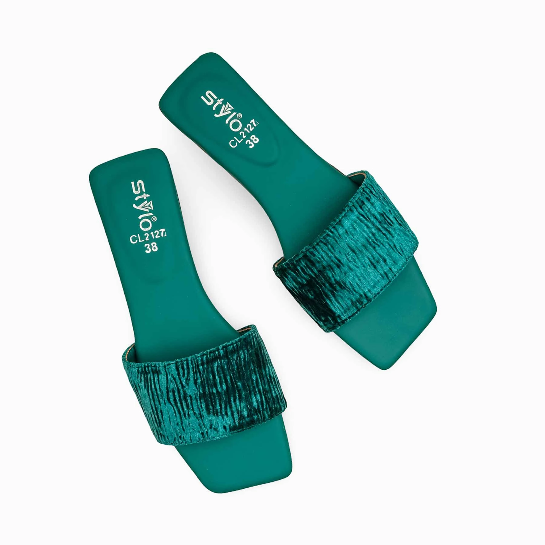 Green Casual Slipper For Women CL2127