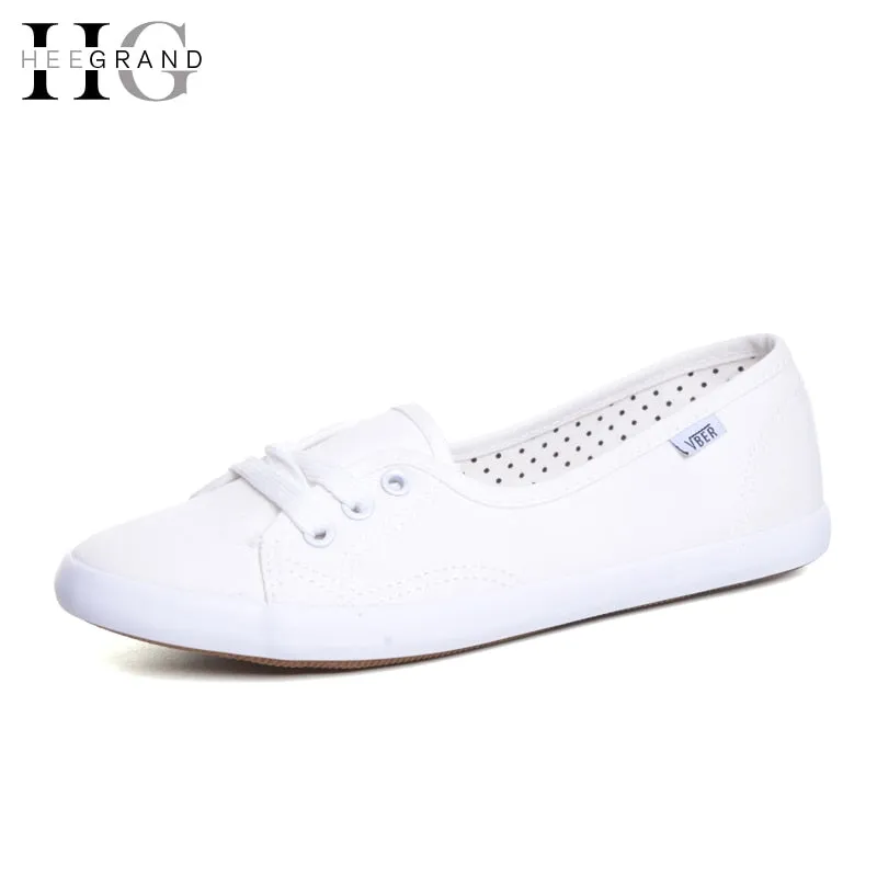 HEE GRAND Casual Flat Women Work Vulcanized Shoes Shoes For Nurses With Flat Feet