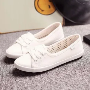 Quilted Flat Shoes HEE GRAND Casual Flat Women Work Vulcanized Shoes