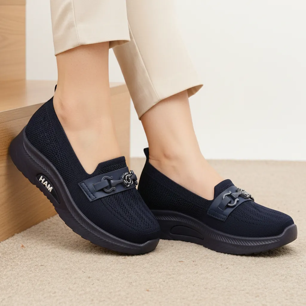 Driving With High Heels High sole mesh shoes