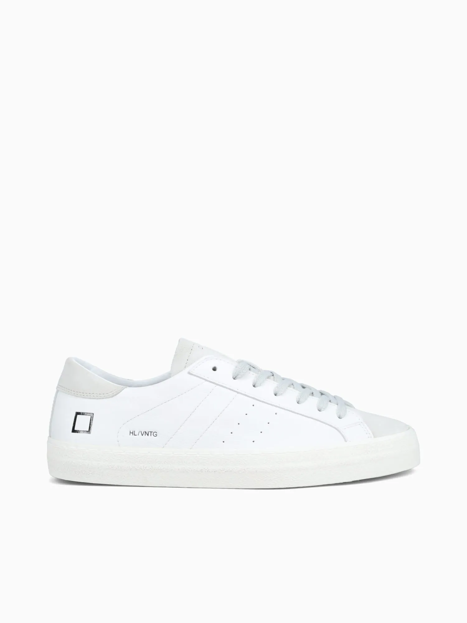 Hill Low White Leather Best Flat Squat Shoes