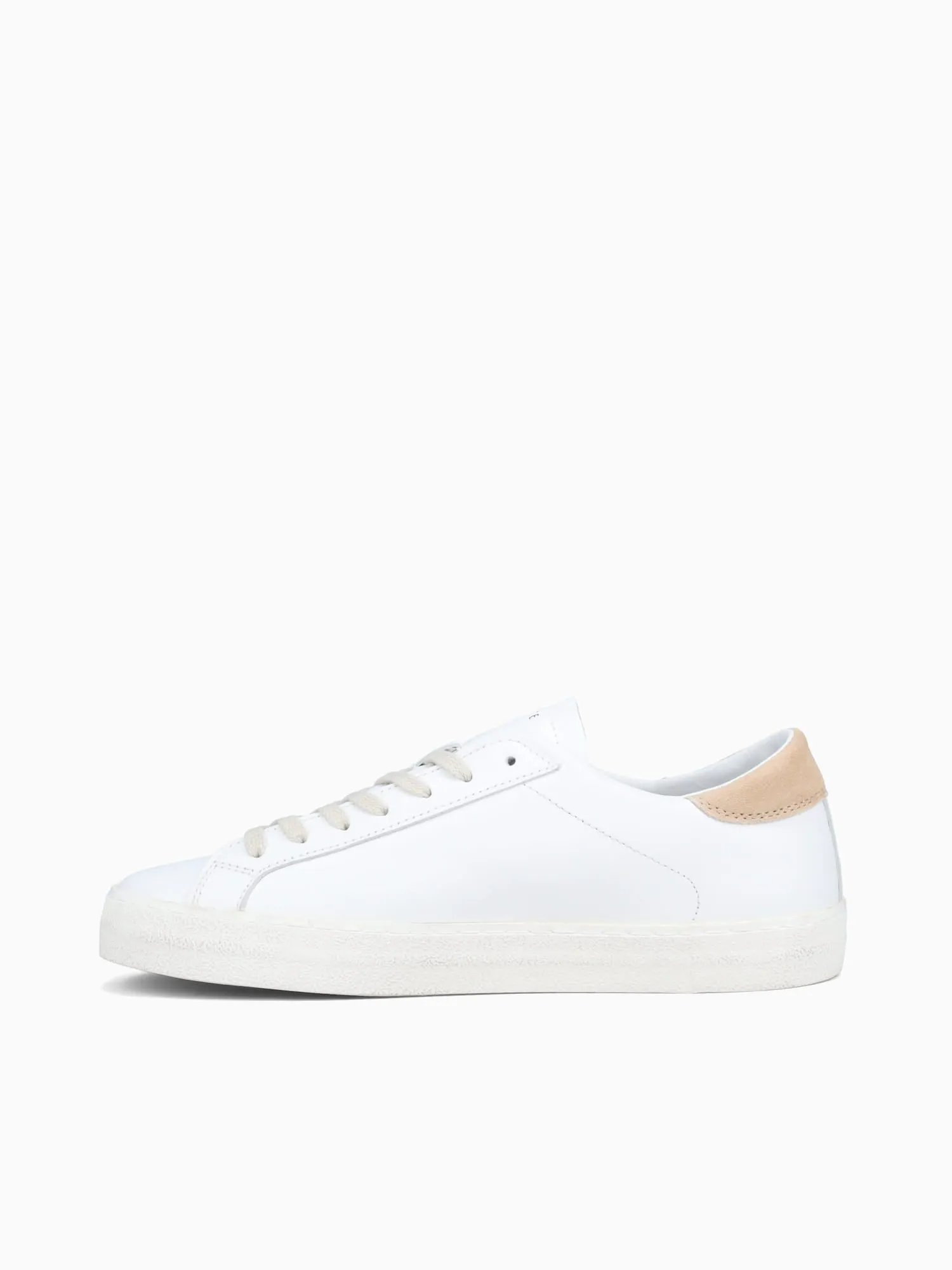 Gym Shoes Feet Hill Low White Rust leather