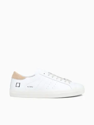 Flat Foot Correction Shoes Hill Low White Rust leather
