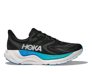 'HOKA' Men's Arahi 8 - Black / Skyward Blue (Wide) Cowboy Boots Style