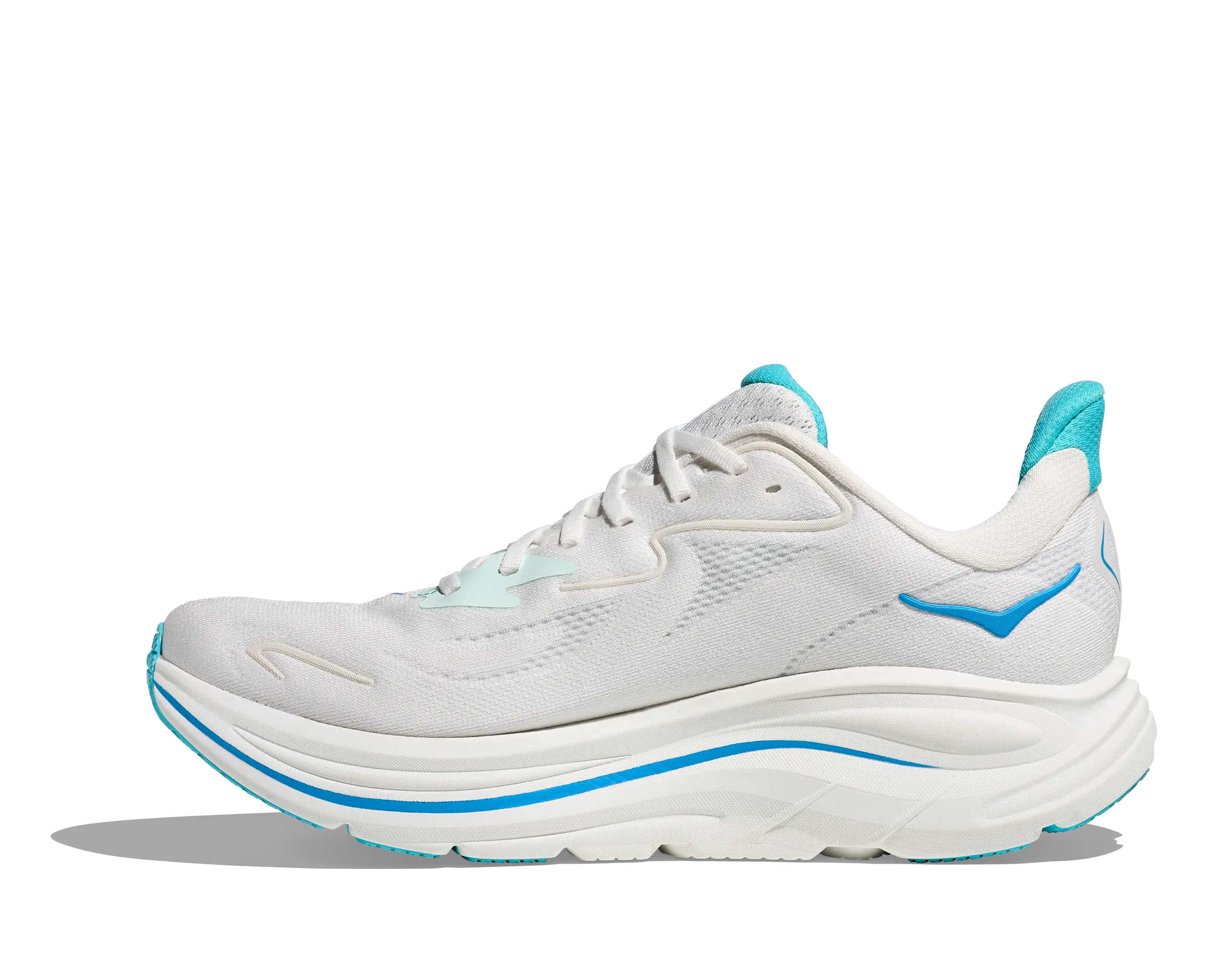 Zoomx Vaporfly Next 3 Running Shoes HOKA Men's Clifton 10 - WHITE / SKYWARD BLUE (Wide)