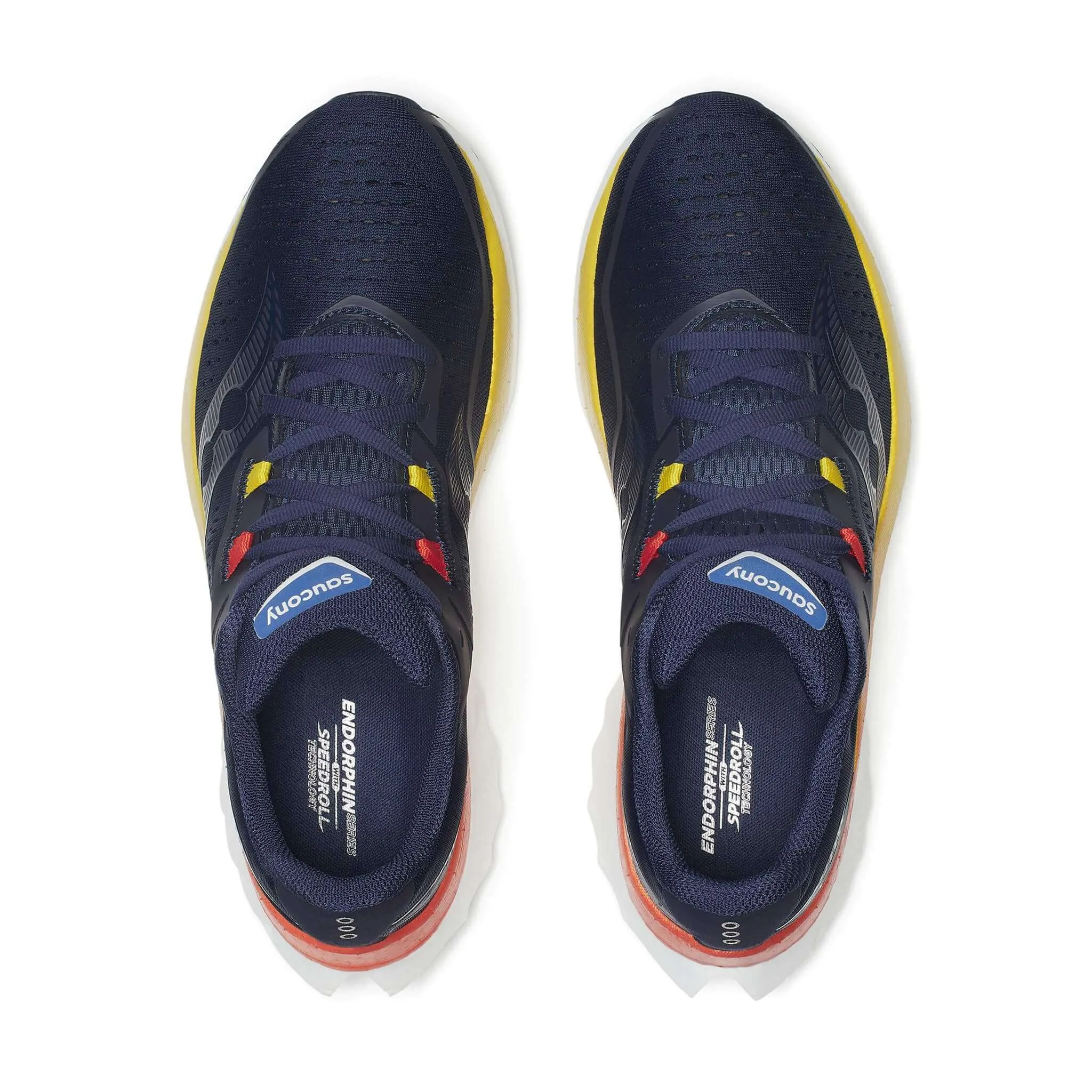 Recommended Running Shoes Saucony | Men's Endorphin Speed 4 Running Shoes - Navy/Spice