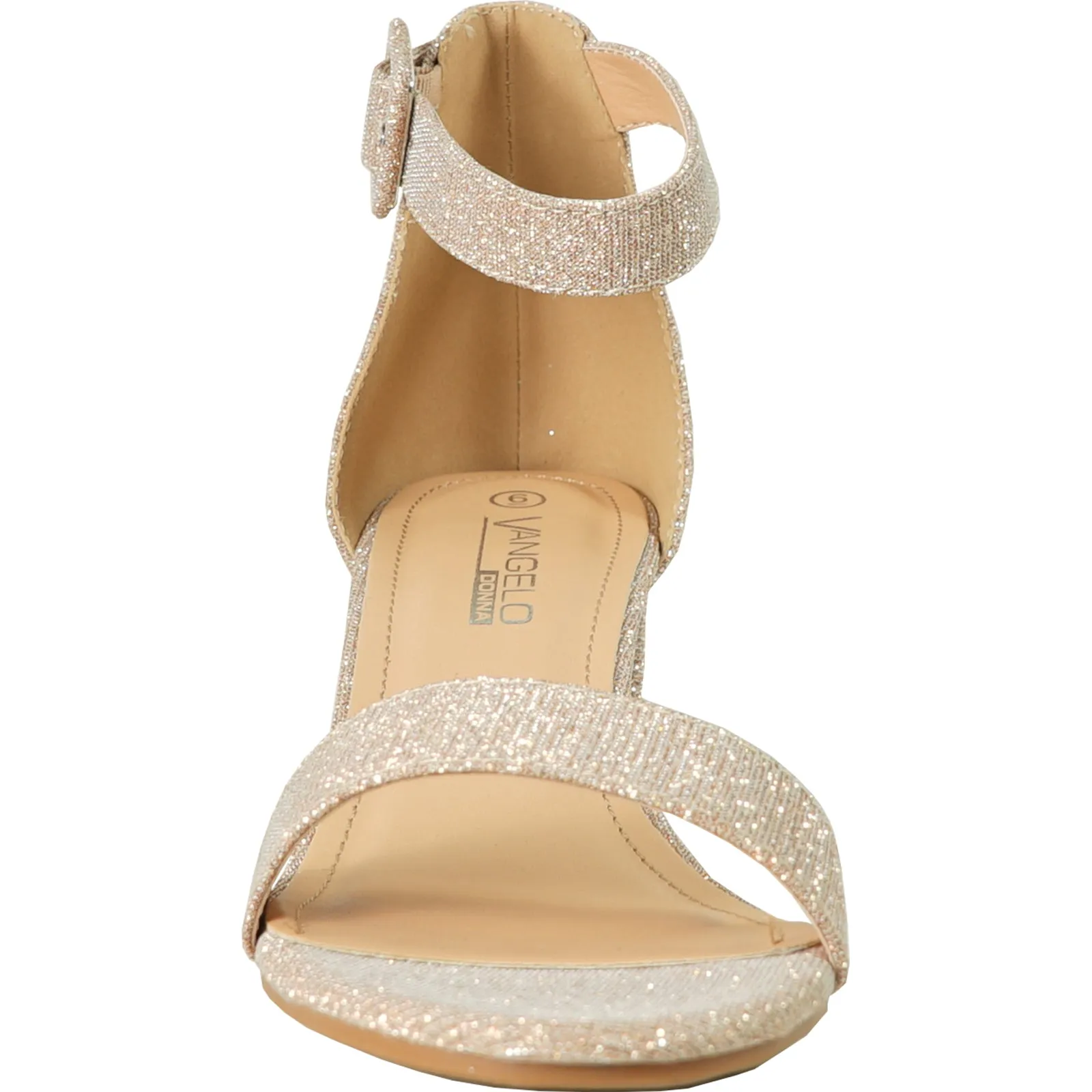 VANGELO Women Sandal DARCIE-23 Heel Party Prom & Wedding Sandal Gold Sandals Cover Bunions