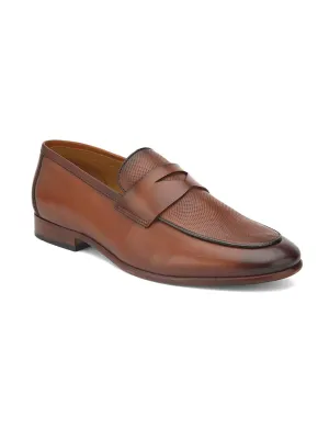 Chunky High Heeled Loafers Alberto Torresi Genuine Leather Brown Loafers For Men