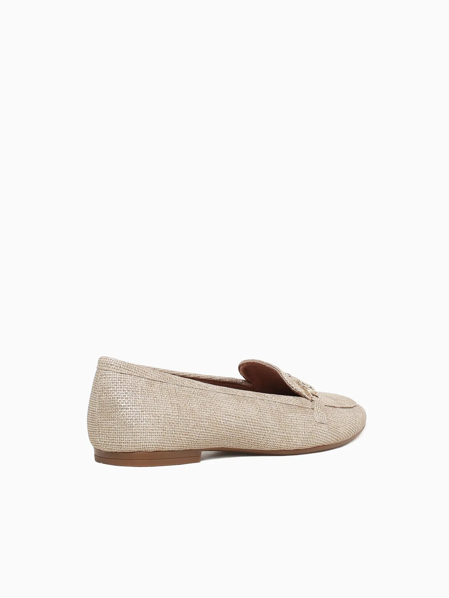 Jemi Natural Suede Loafers Tassel