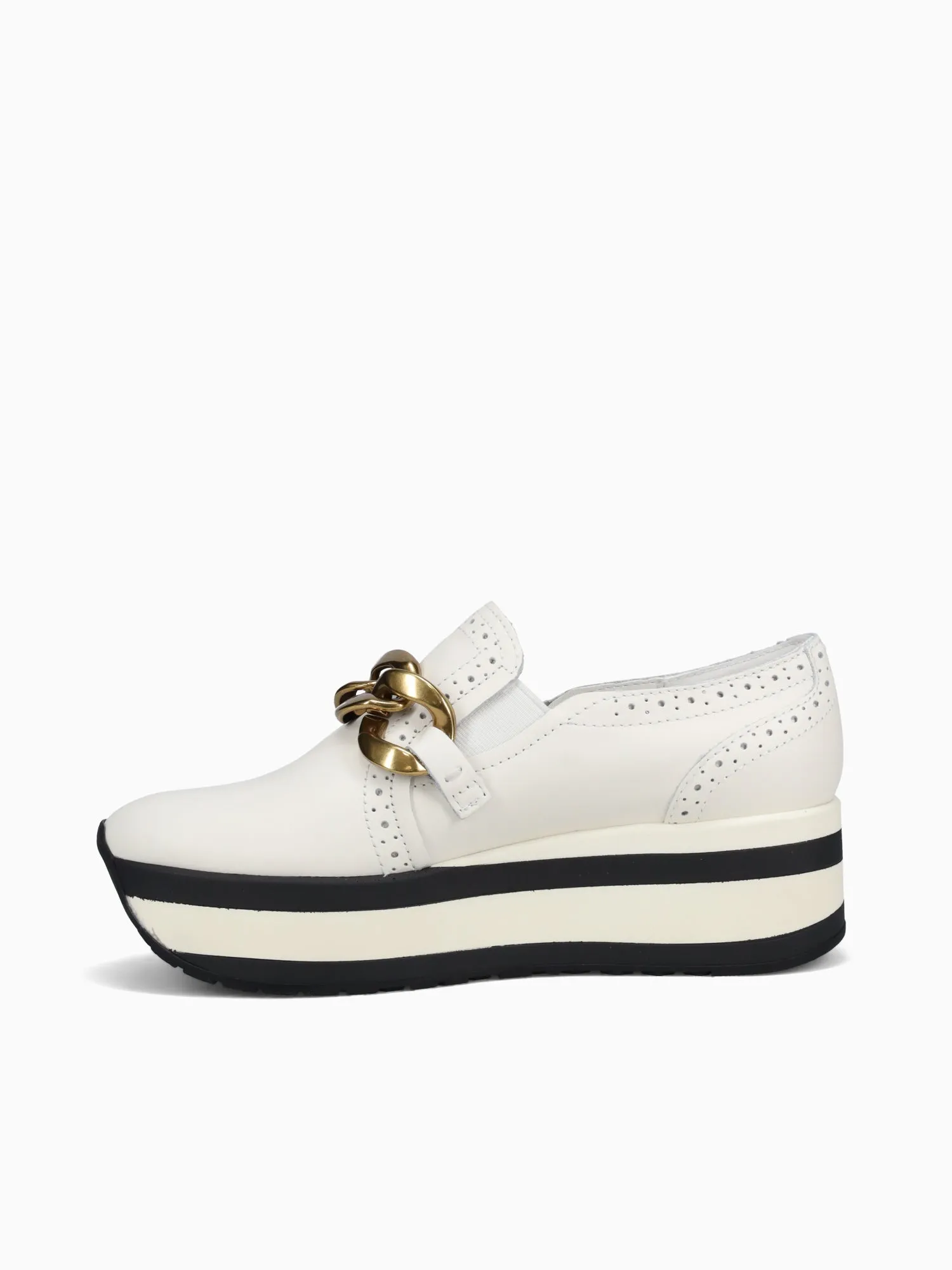 Warfield And Grand Loafers Jhenee White Leather