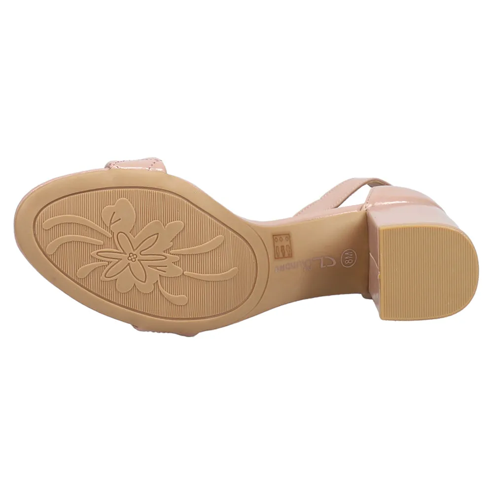 Payless Sandals Jordyn Quilted Block Heel Sandals