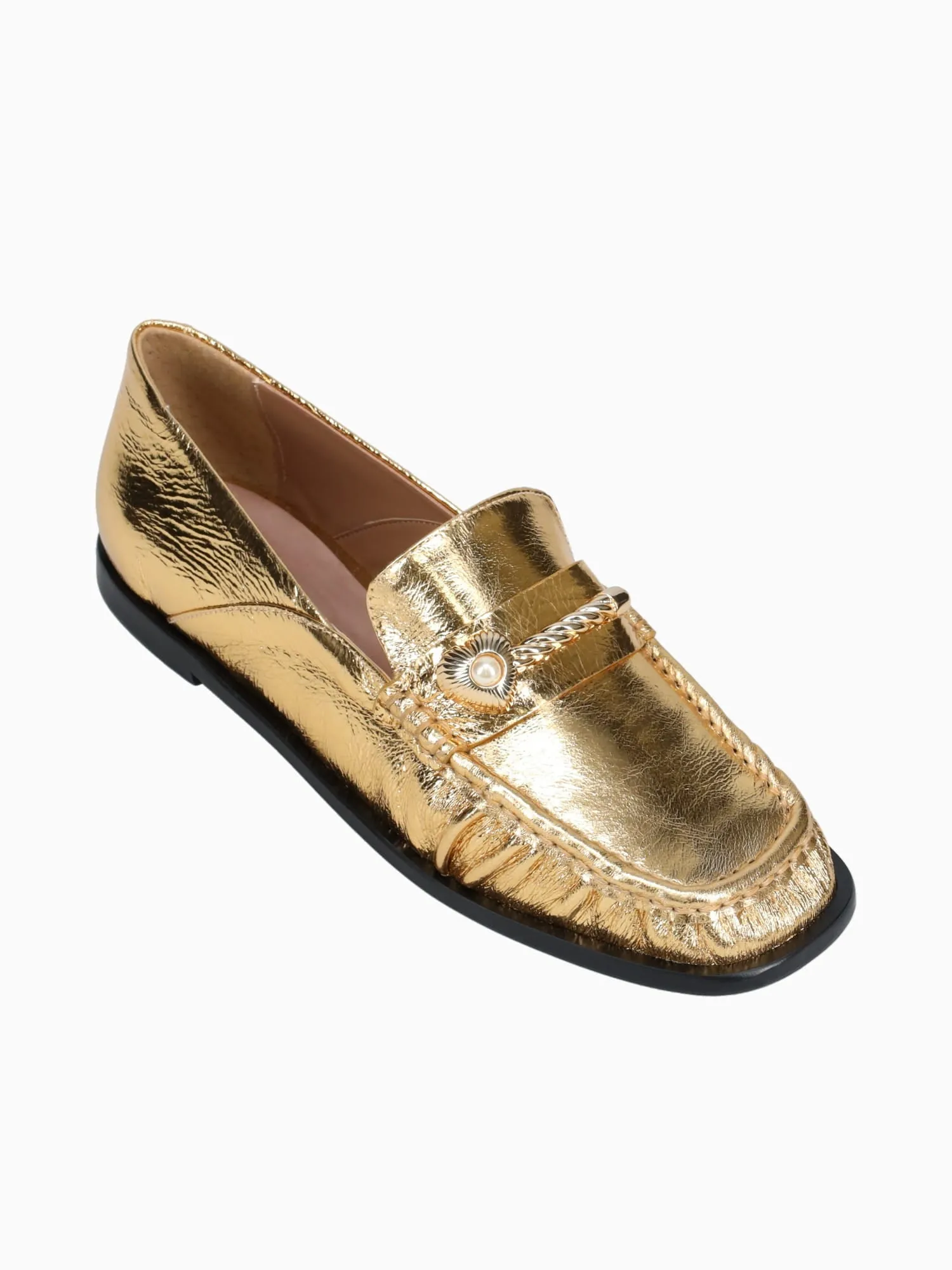 Loafers With Sweatpants Kailani Ouro Metal Bala