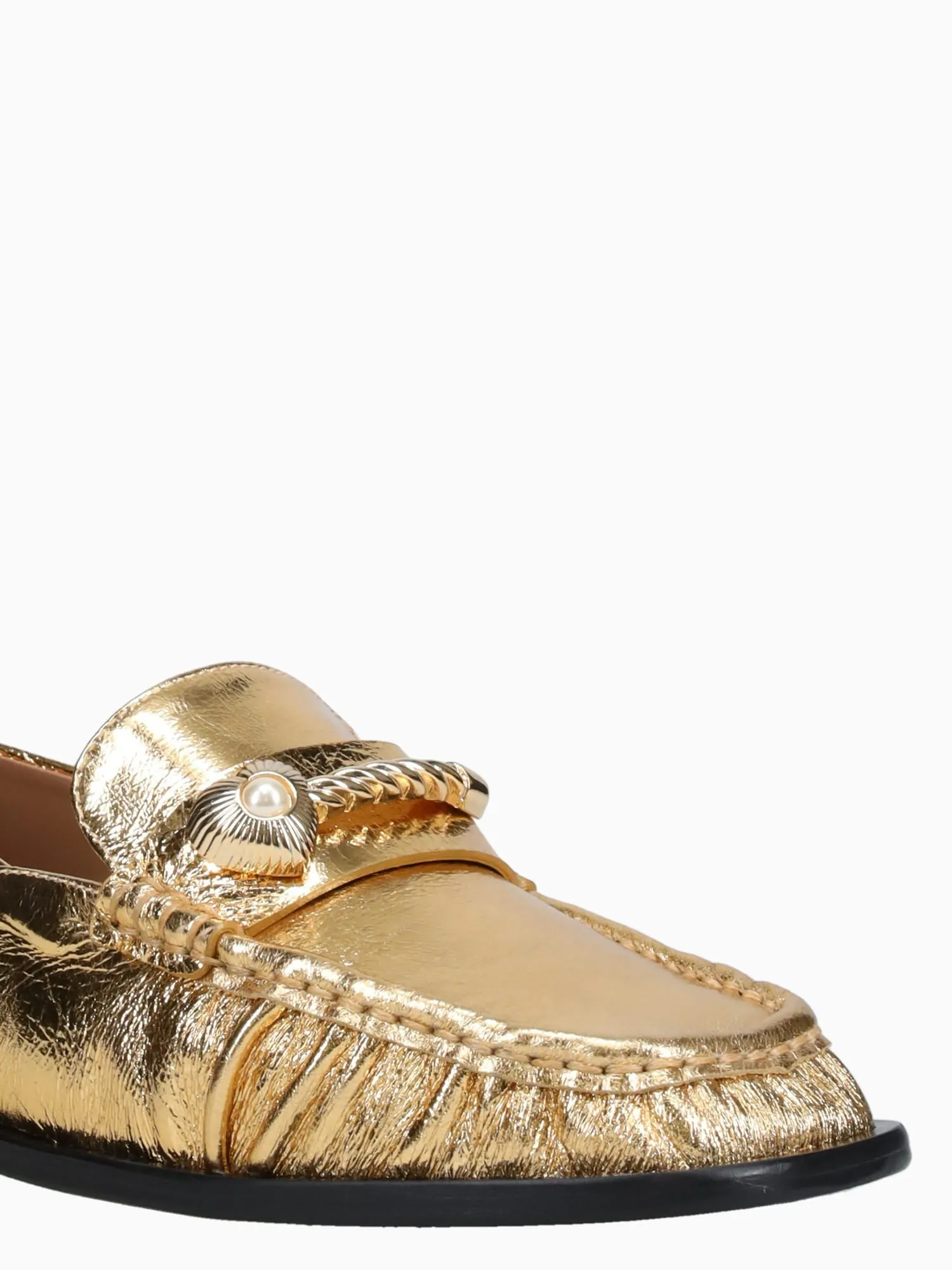 Kailani Ouro Metal Bala Sports Loafers