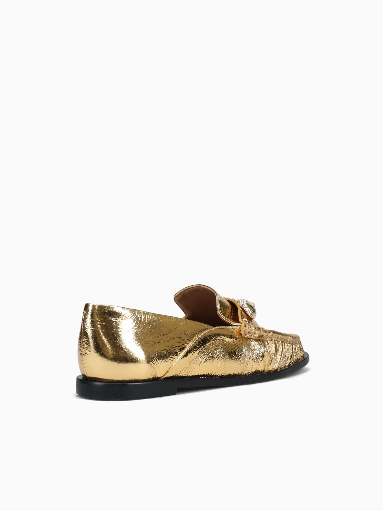 Loafers For Plantar Fasciitis Kailani Ouro Metal Bala