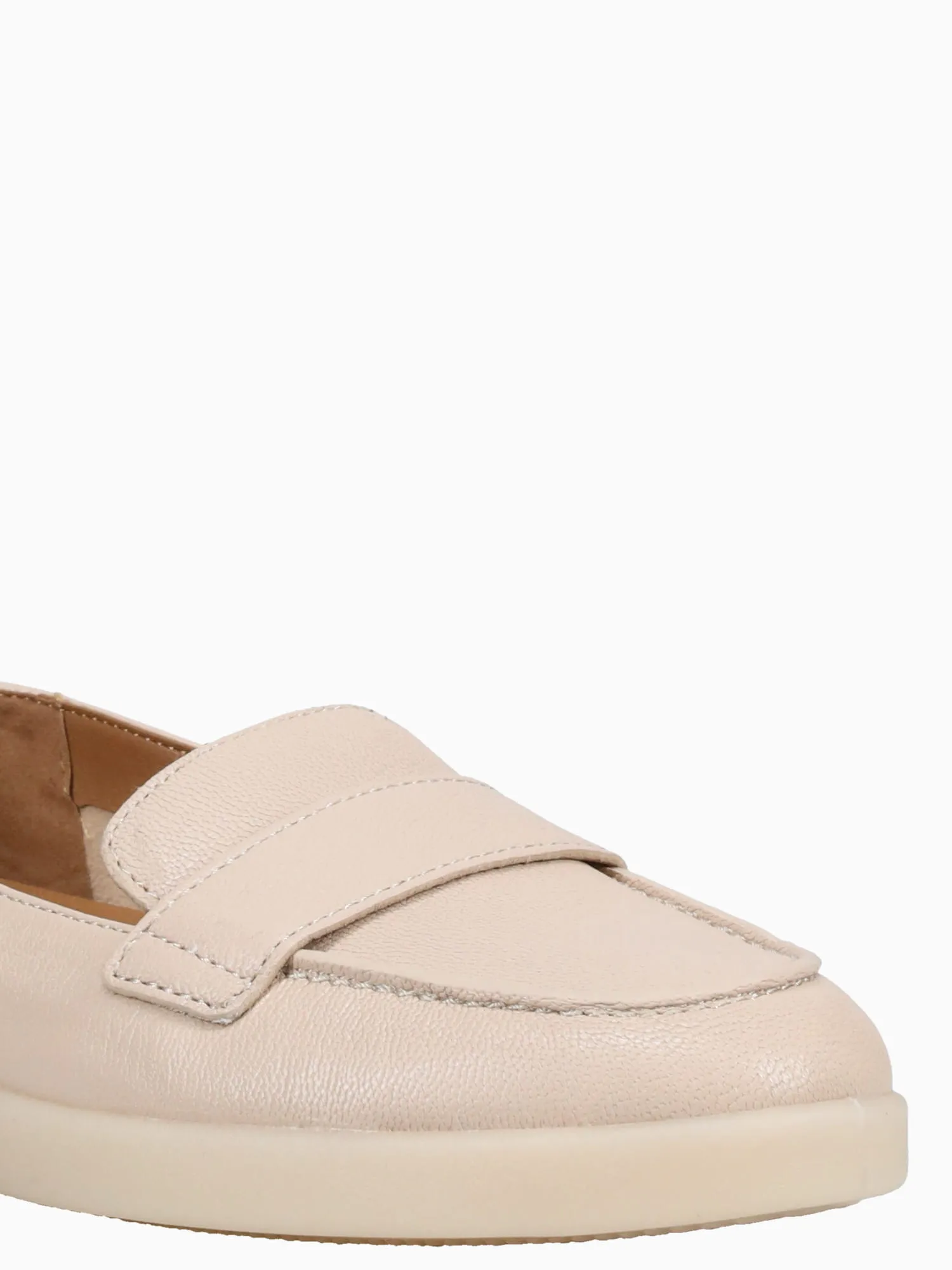 Karis Coastal Tan Leather Beach Loafers