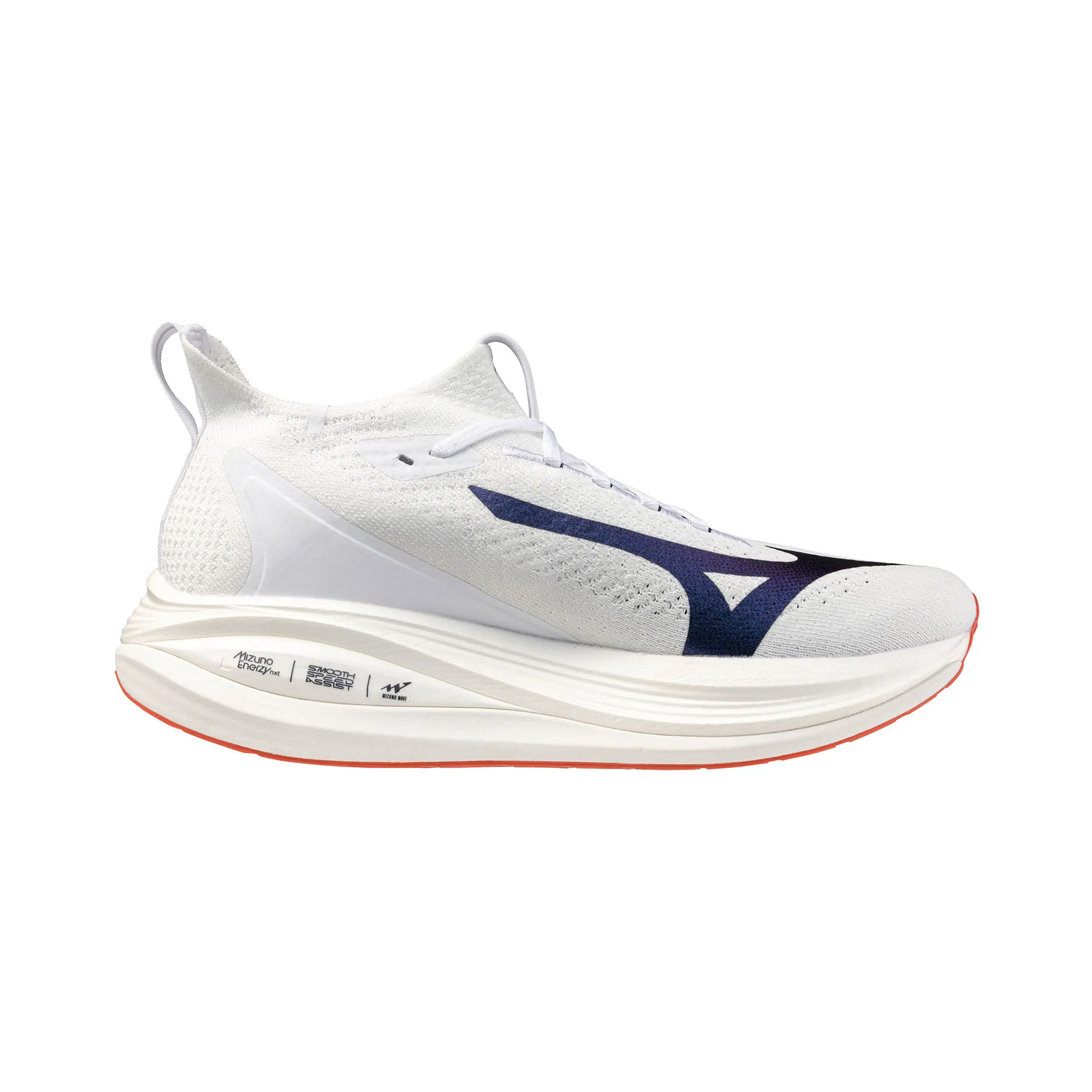 Mizuno | Men's Neo Vista 2 Running Shoes - White/White/Iris Bloom Running Shoes For Plantar