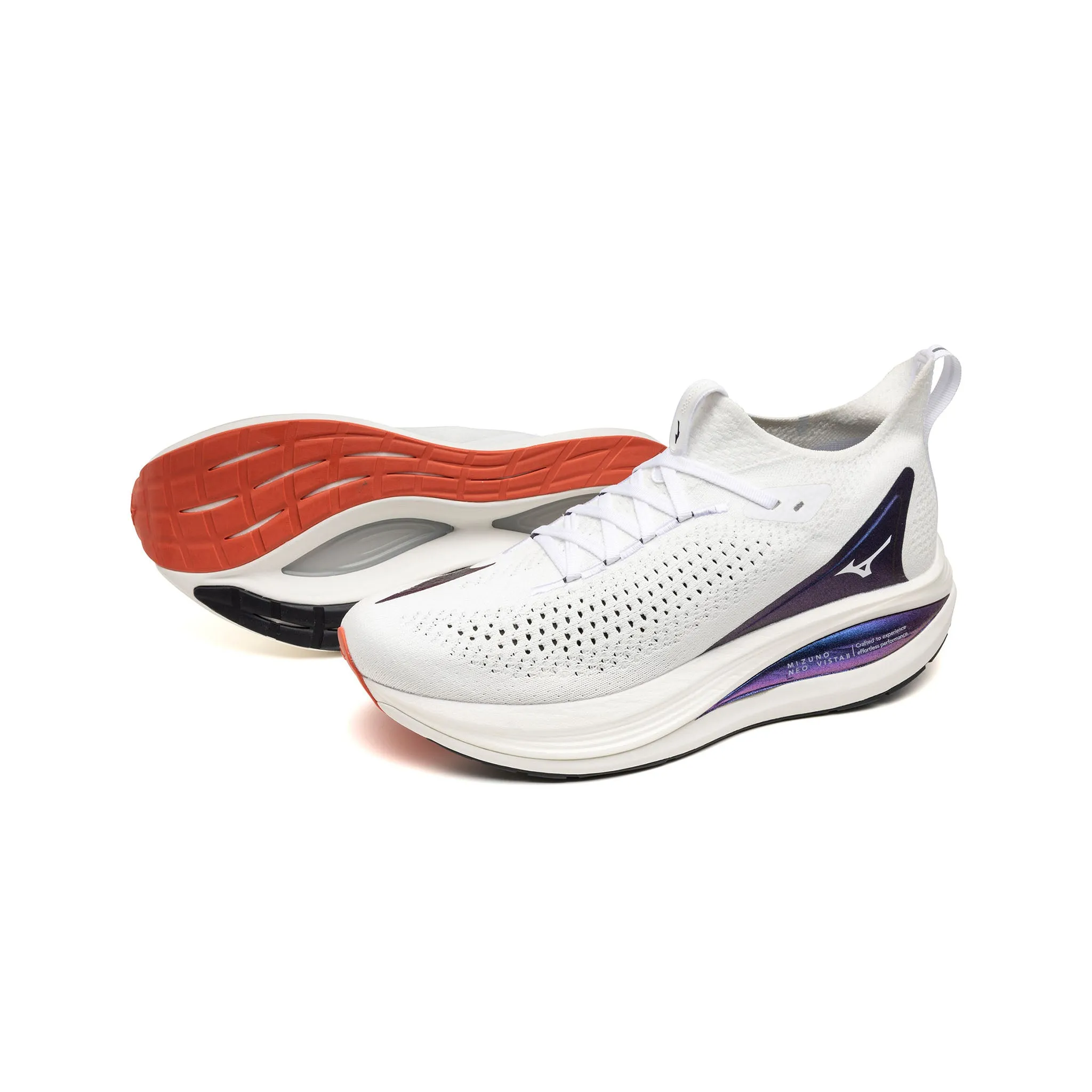 Mizuno | Men's Neo Vista 2 Running Shoes - White/White/Iris Bloom Running Shoes On Sale Canada