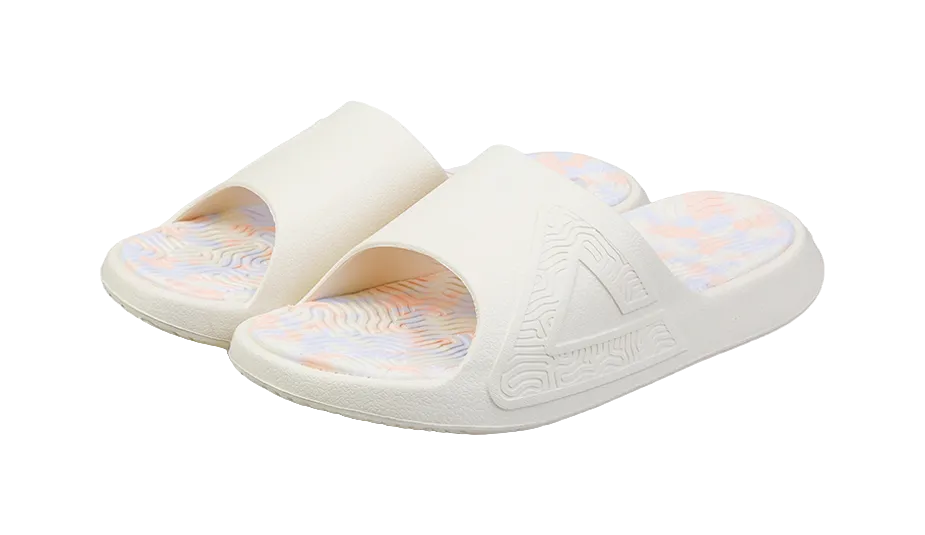 PEAK Tai Ji1.0 EVA Quiet Slip Resistant Slide Slippers Unisex Canvas White Bunny Slippers Dress To Impress