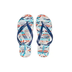 Kids Boy Printed Flip Flop,Navy Guinness Slippers