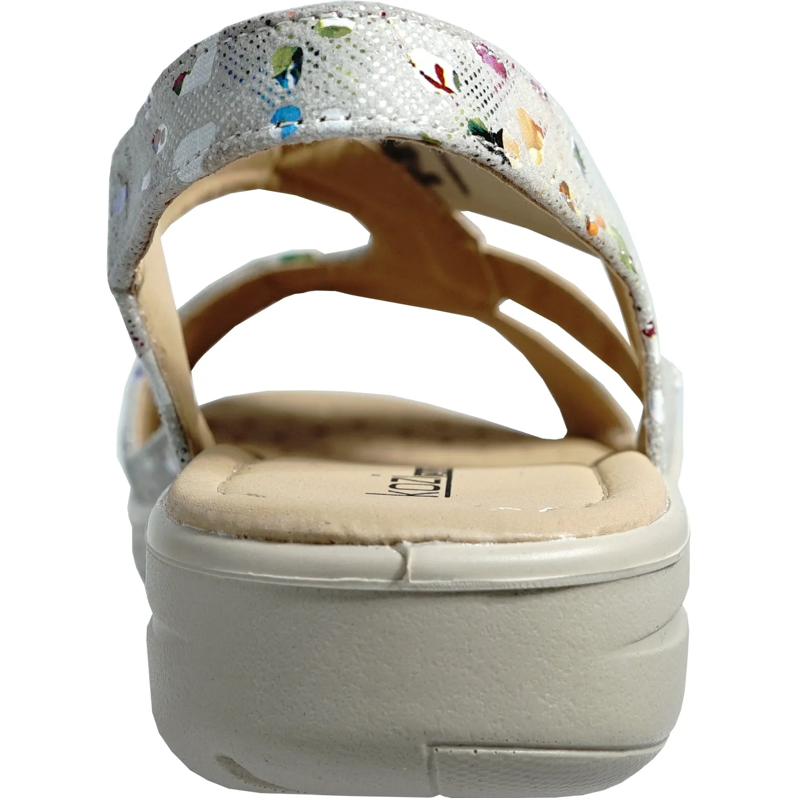 Sandals For Support kozi Women Sandal OY3132 Comfort Wedge Sandal Beige