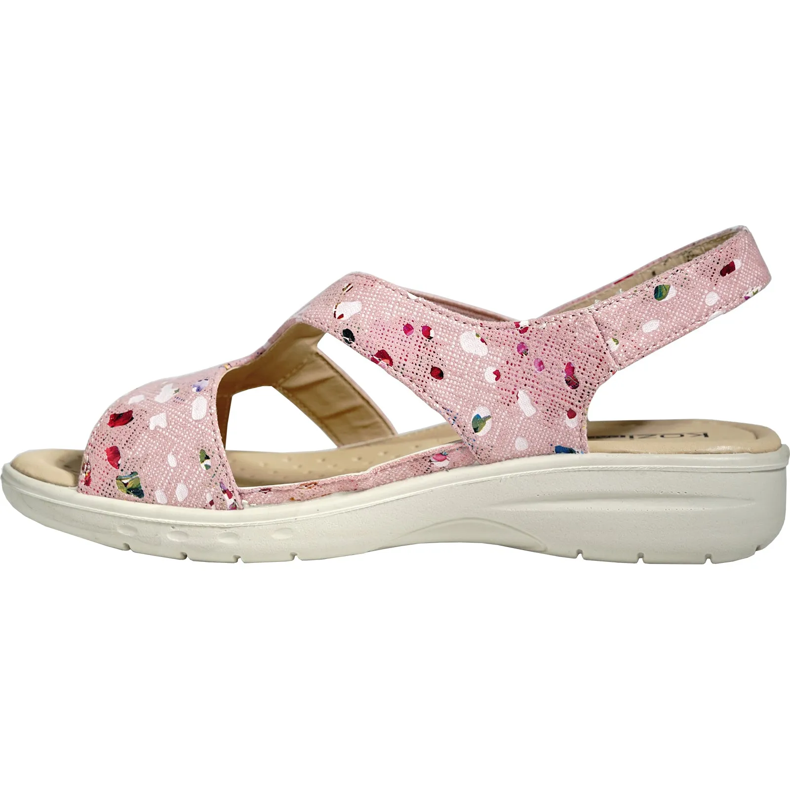 Sandals Aruba All Inclusive kozi Women Sandal OY3132 Comfort Wedge Sandal Dusty Pink