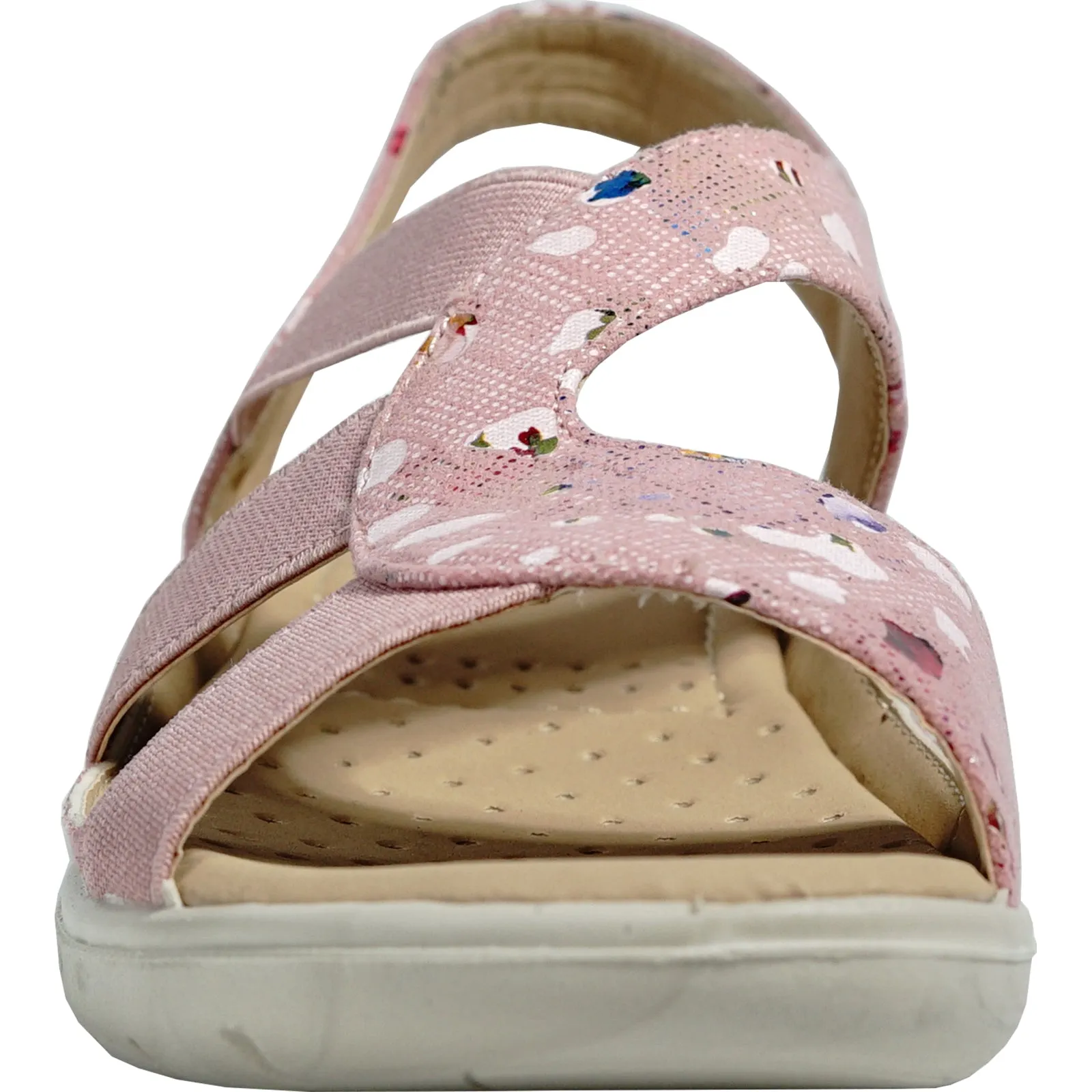 kozi Women Sandal OY3132 Comfort Wedge Sandal Dusty Pink Sandals Grand St Lucian Resort