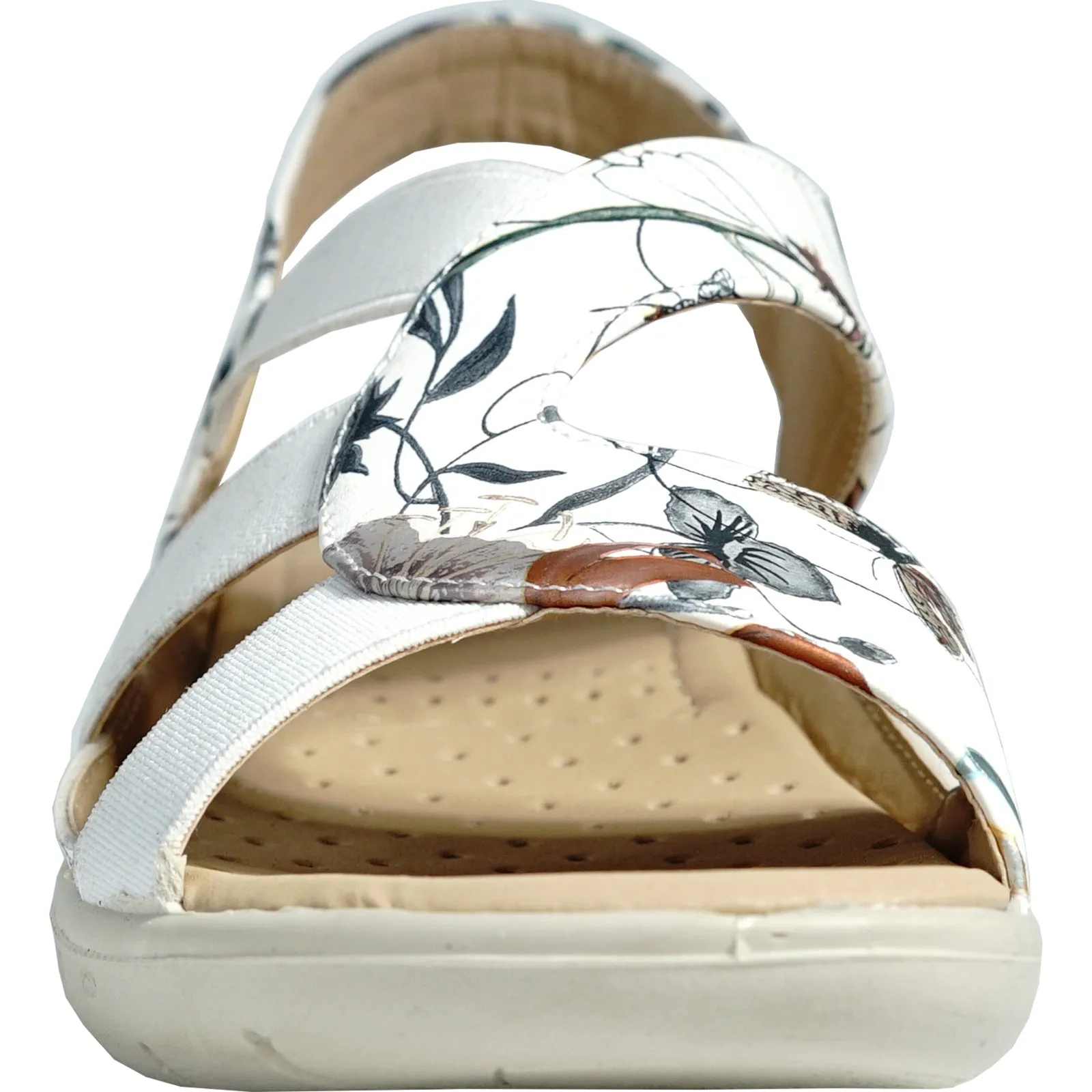 La Toc St Lucia kozi Women Sandal OY3132 Comfort Wedge Sandal Flower-2