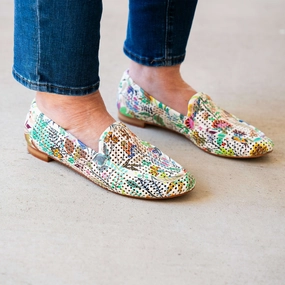Stuart Weitzman Loafers Sale LALISA - 245112-904 - White Floral