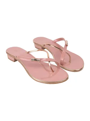 Flat Formal Shoes Lazera Glossy Embellished Flats (1477)