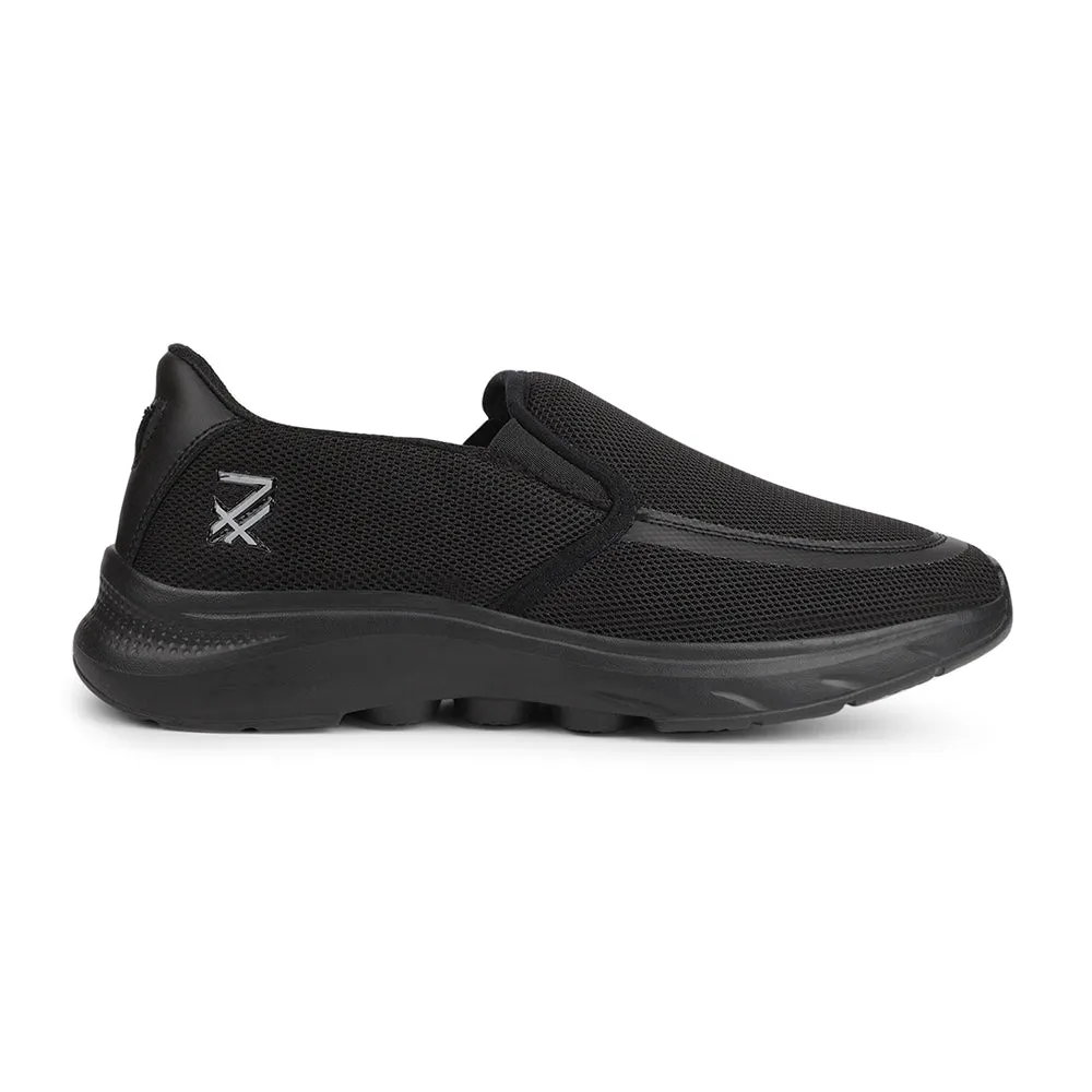 Leap7x Black Casual Non Lacing Shoes For Men DENIS-1 By Liberty Air Max Ap Casual Shoes