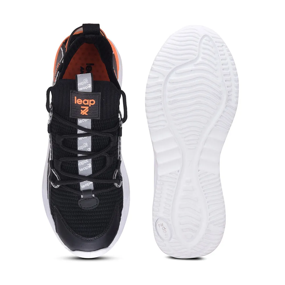 Best Air Jordan Casual Shoes Leap7x Lacing Black Casual Shoes For Men NUCLEAR-1 By Liberty