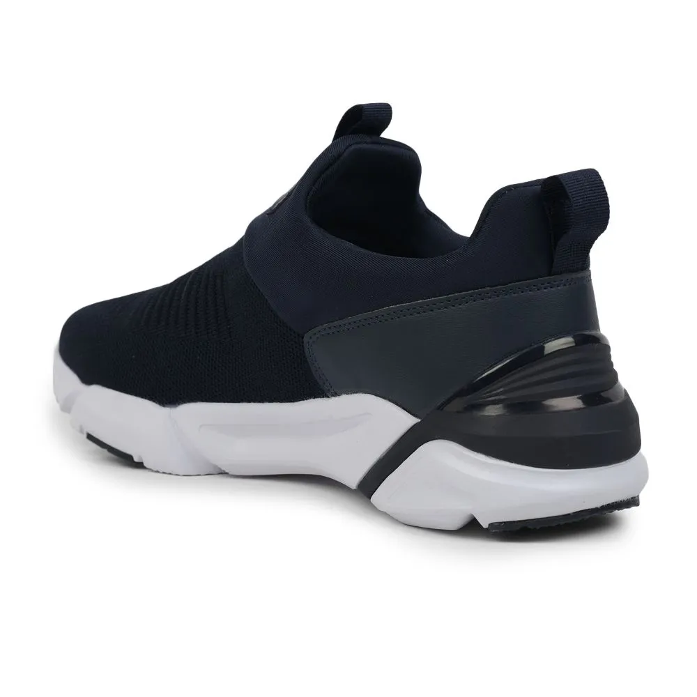 Leap7x Non-Lacing Navy Blue Casual Slip-on Shoes For Men BRISK-01 By Liberty Anvil Casual Skate Shoe