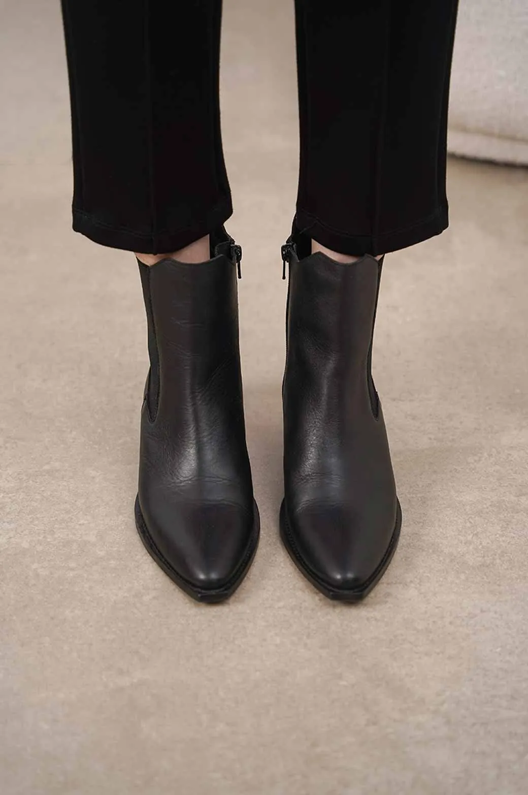 Male Boots LEATHER COWBOY BOOTS