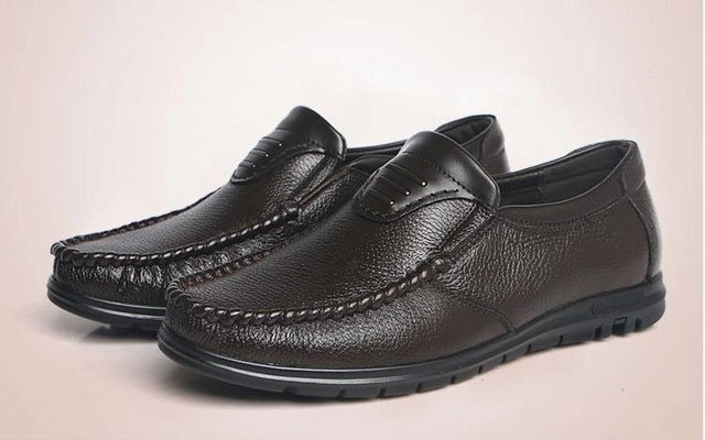 Leather business Shoes Cunky Loafers