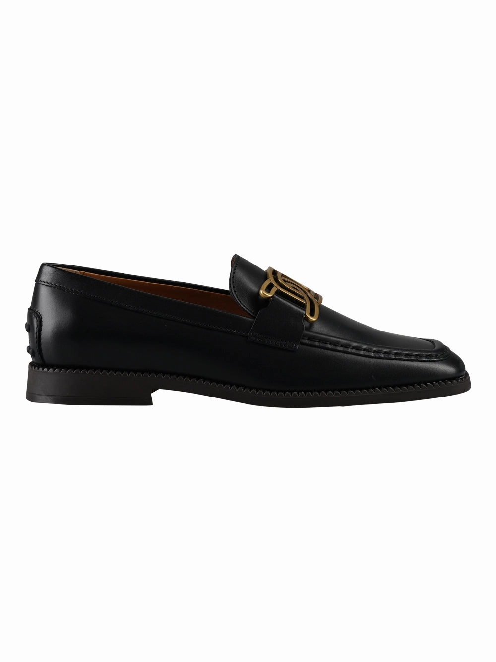 Sneaker Loafers LEATHER CHAIN LINK DETAIL LOAFERS