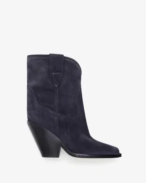 Leyane boots Square Toe Suede