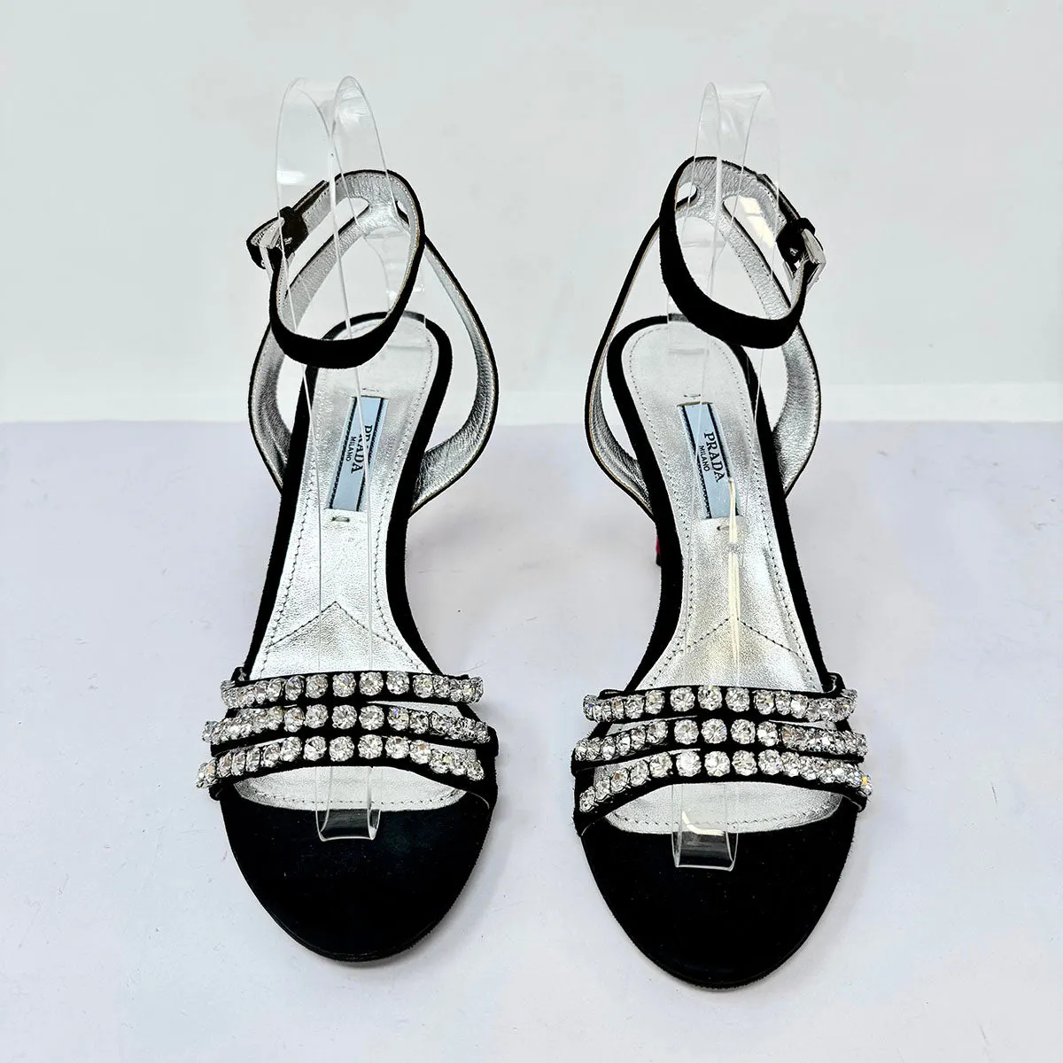 Birkenstock Mayari Sandals Prada Crystal Embellished Sandals