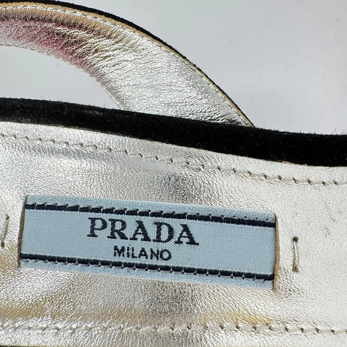 Good Sandals For Walking Prada Crystal Embellished Sandals