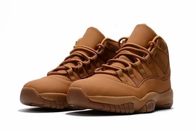 Nike Air Jordan 11 Retro Wheat Ginger Gum Yellow Basketball Men Game Worn Basketball Shoes