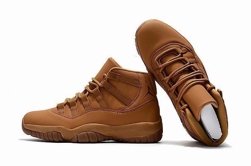 Nike Air Jordan 11 Retro Wheat Ginger Gum Yellow Basketball Men The Most Popular Basketball Shoes