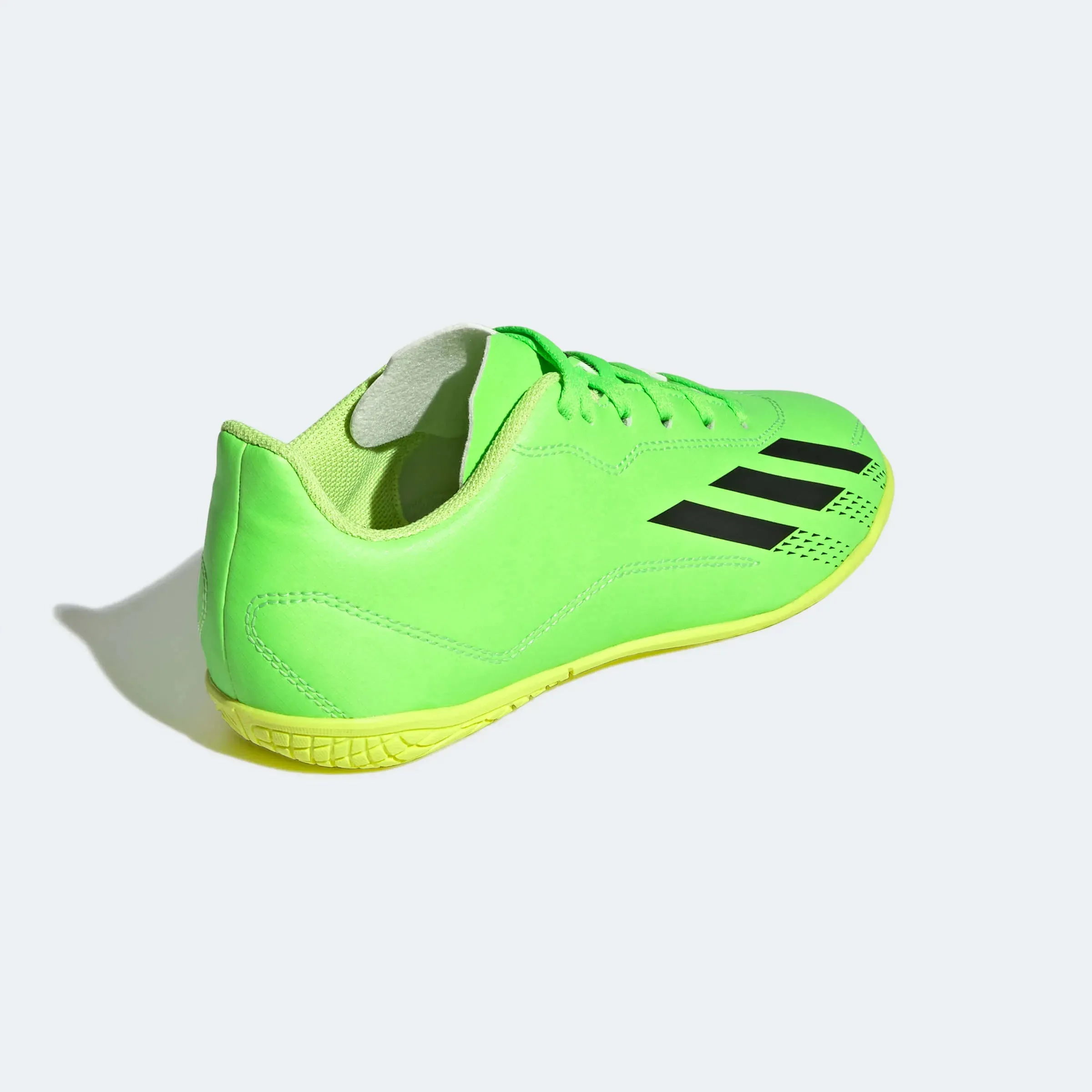 Rouge Shoes Flats adidas Kids X SpeedPortal .4 Indoor - Solar Green-Black