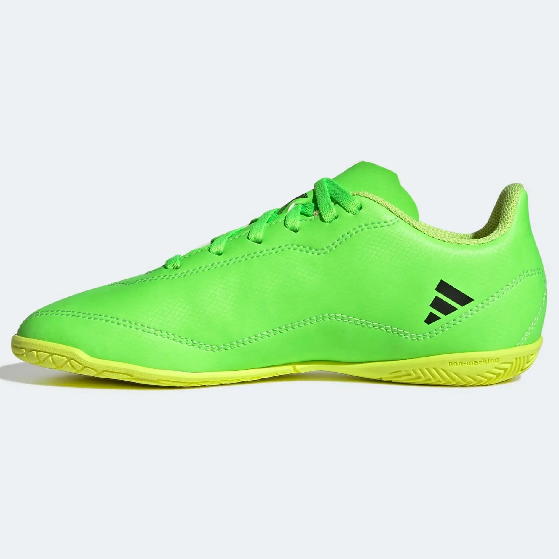 adidas Kids X SpeedPortal .4 Indoor - Solar Green-Black Flats Jessica London Shoes