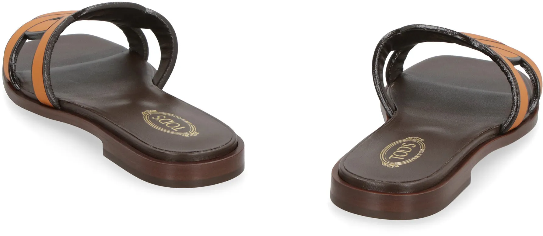 LEATHER LOGO SANDALS Bueno Sandals