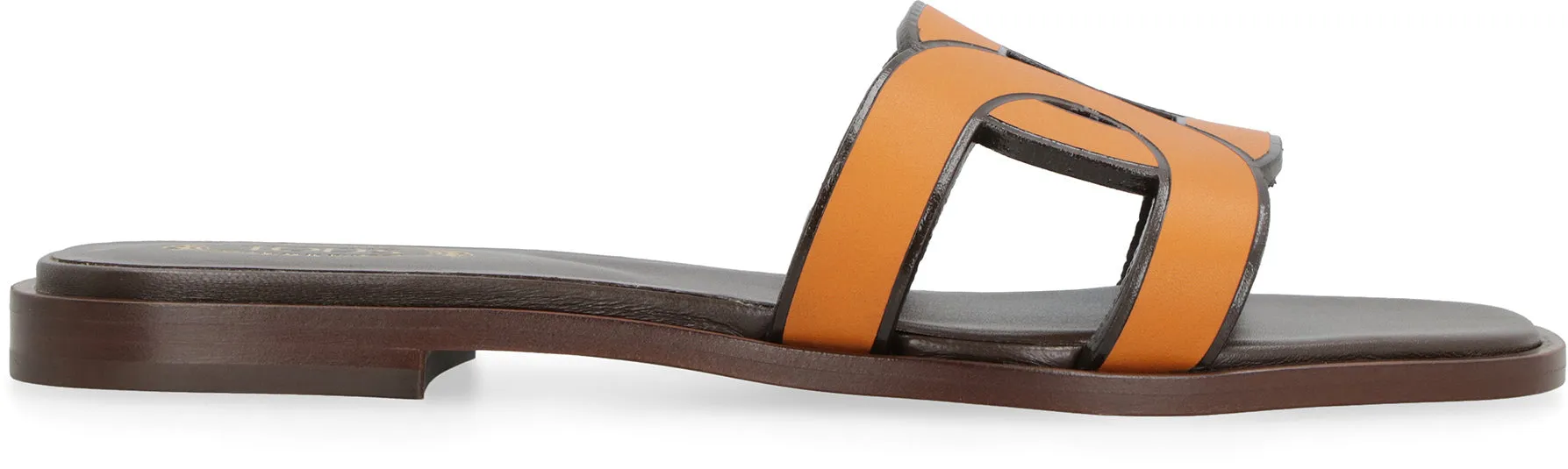 Sandals Payment LEATHER LOGO SANDALS