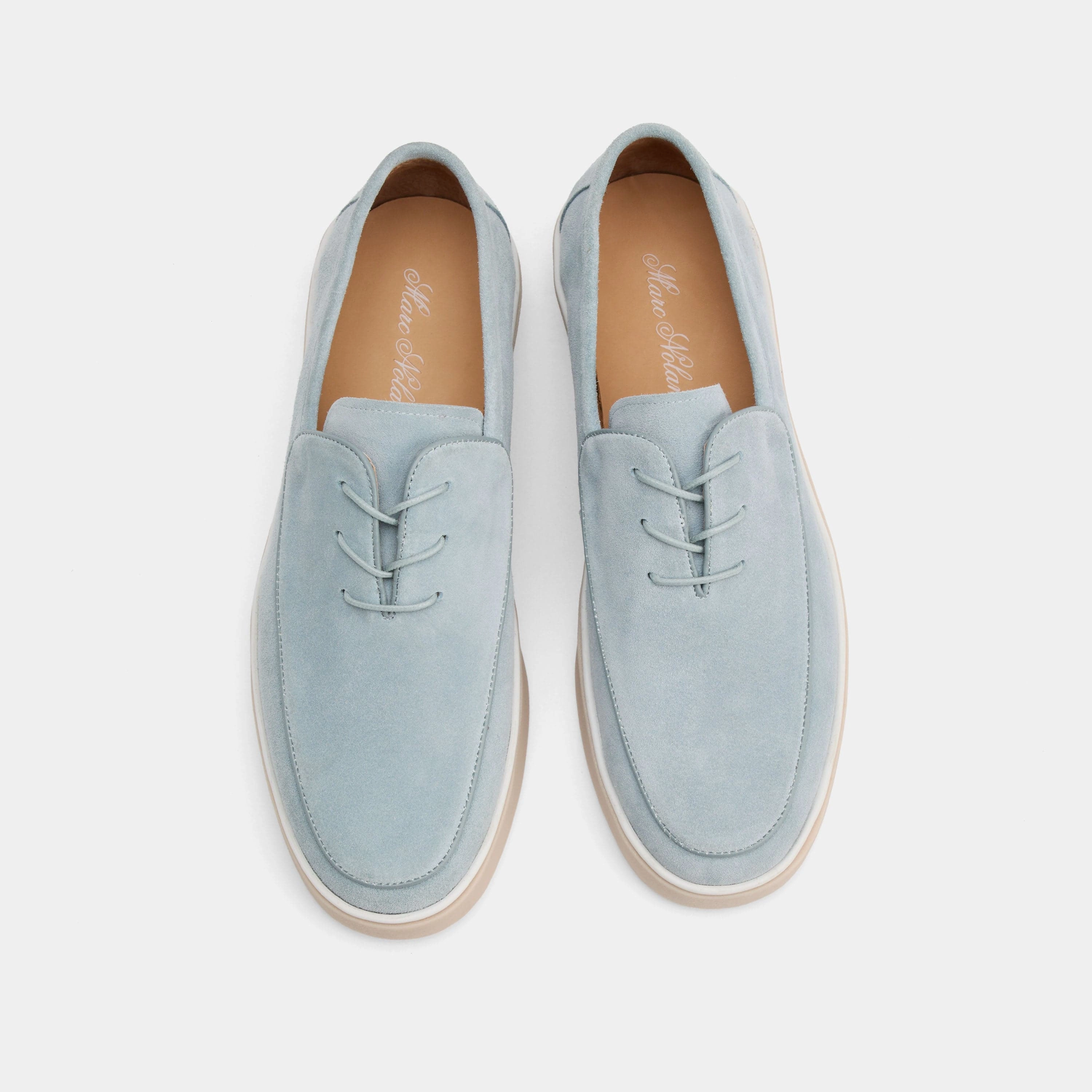 Cannes Sky Blue Suede Lace-Up Sneakers Disney Frozen Dress Up Shoes