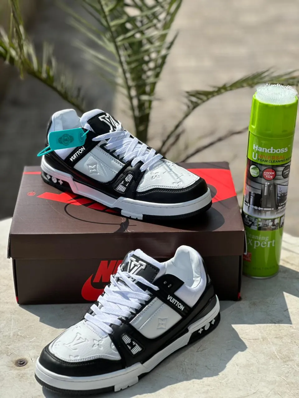 Sneakers With Platform Louis Vuitton Skater Black White