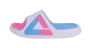 Leather Soled Slippers PEAK State Extremely Large Triangle 1.0 Slide Slippers Unisex White Pink Blue