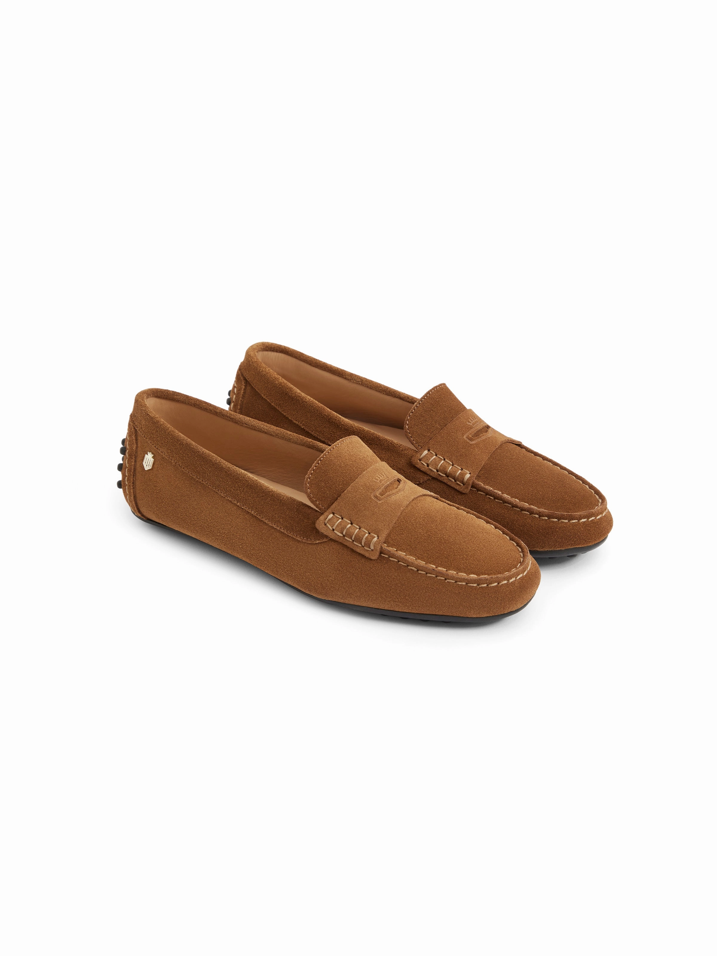 Loafers Heels Hemsby - Tan Suede