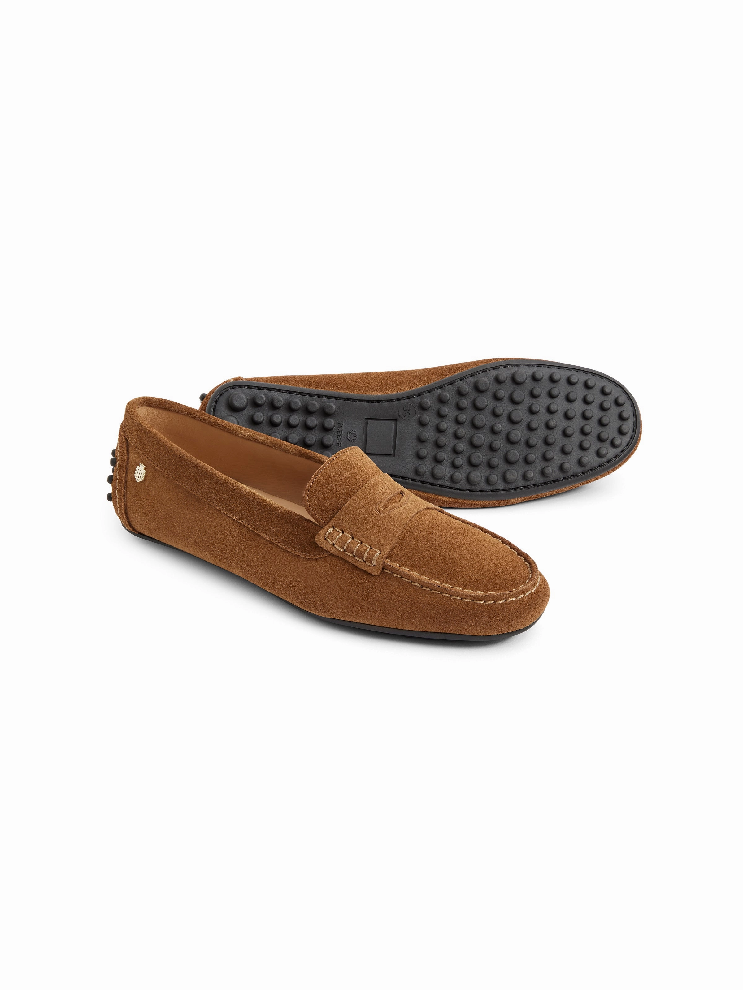 Hemsby - Tan Suede Johnston And Murphy Tassel Loafers